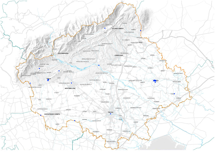 Mappa dell'area