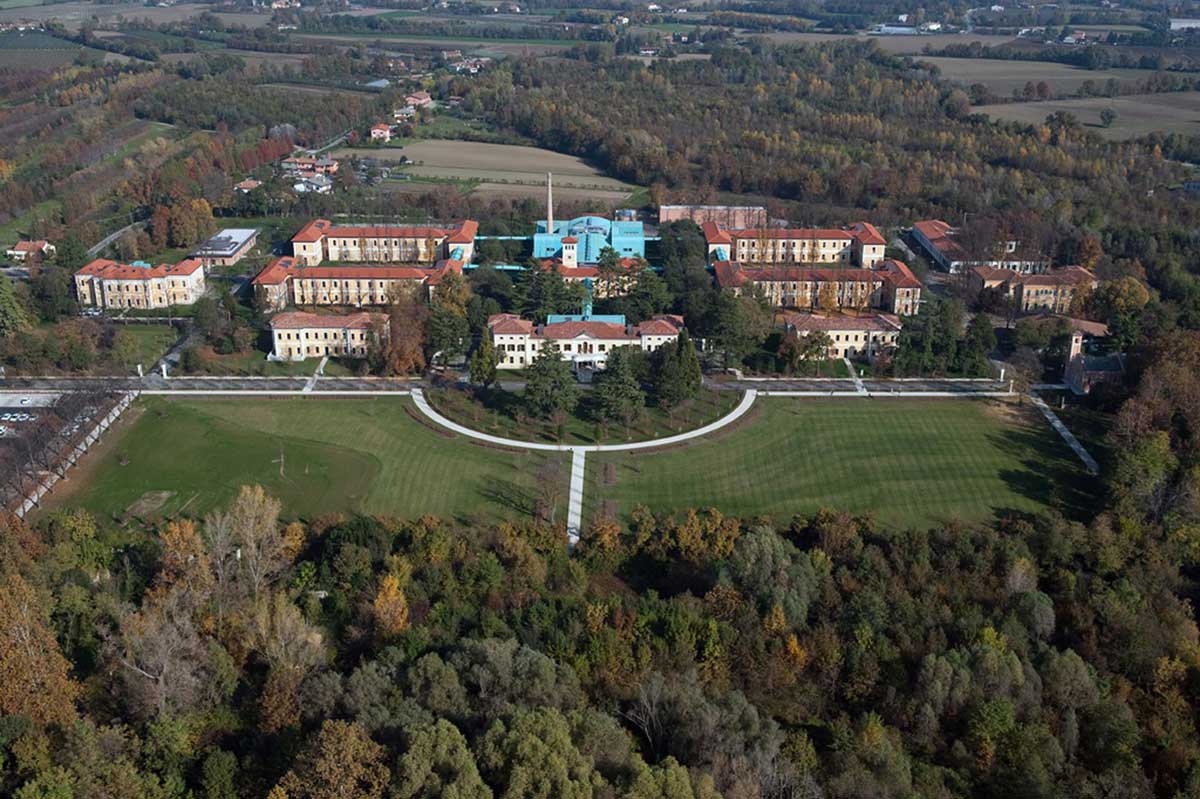 Vista aerea della sede della Provincia di Treviso