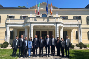 Gemellaggio Provincia di Treviso e Provincia dello Shaanxi: la Delegazione Cinese in Visita questa mattina al Sant&#039;Artemio