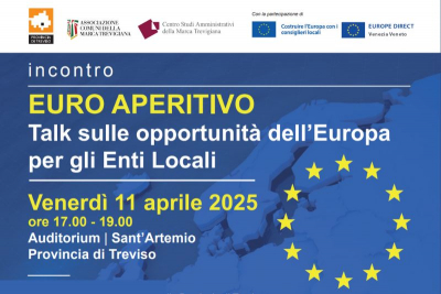 Euro Aperitivo: oggi al Sant’Artemio un incontro sulle opportunità dell’Europa per gli Enti Locali e i giovani con gli Europarlamentari