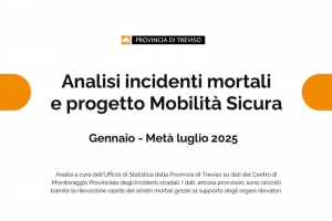 Incidenti stradali nella Marca Trevigiana: da gennaio a metà luglio 2025 sono 21 le Vittime, in calo (-34%) rispetto al 2024