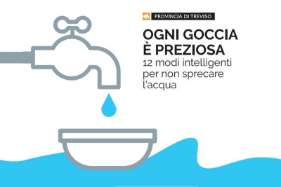 Giornata mondiale dell'acqua, i 12 consigli della Provincia per risparmiare: una guida digitale per Comuni e cittadini