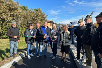 San Polo di Piave, taglio del nastro della nuova pista ciclo-pedonale sulla SP 110